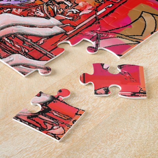 FAIRGROUND CAROUSEL LEGPUZZEL (Zijkant)