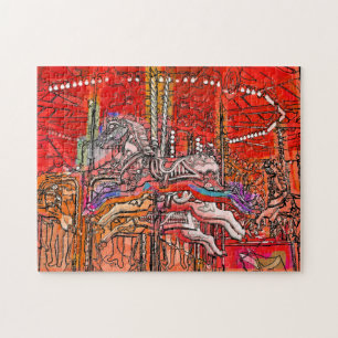 FAIRGROUND CAROUSEL LEGPUZZEL