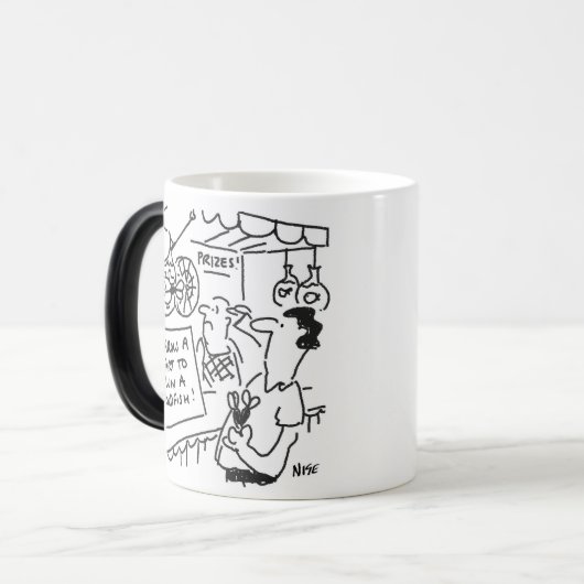 Fairground Stall Darts Competitie Magische Mok (Voorkant links)