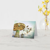 Fairground Swing Card Kaart (Gele Bloem)