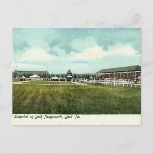 Fairgrounds, York, PA Vintage Briefkaart (Voorkant)
