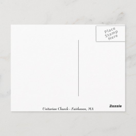 Fairhaven Church Briefkaart (Achterkant)