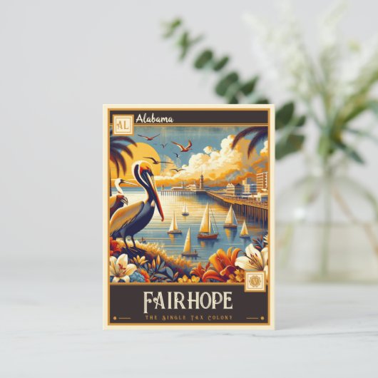 Fairhope, Alabama |  Briefkaart (Staand voorkant)