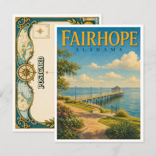 Fairhope Alabama Fairhope Pier GeoSaga Briefkaart