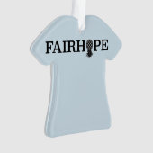 Fairhope Alabama Pineappel - Kerstversiering Ornament (voorkant)