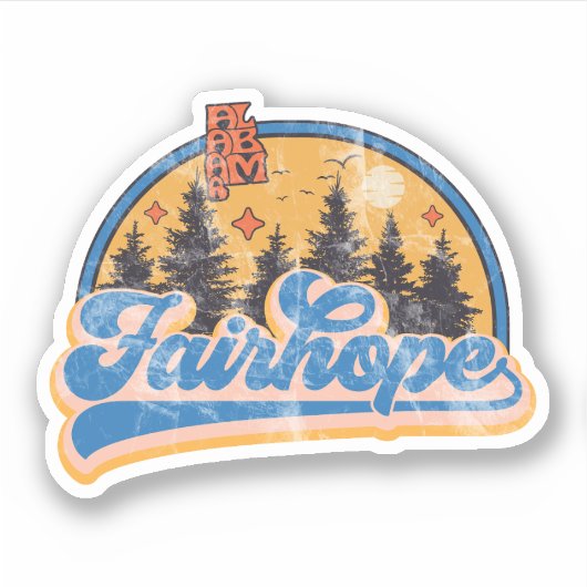 Fairhope, Alabama Sticker (Voorkant)