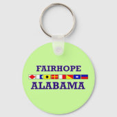 Fairhope Flag Sleutelhanger (Voorkant)