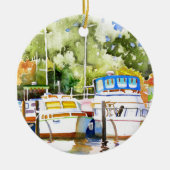 Fairhope Yacht Club Keramisch Ornament (Voorkant)