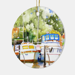 Fairhope Yacht Club Keramisch Ornament