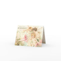 Fairies aankondiging wordt mijn bruidsmeisje