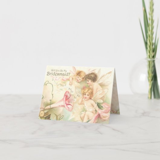 Fairies aankondiging wordt mijn bruidsmeisje (Voorkant)