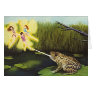 Fairies and a Frog card van Nathan James
