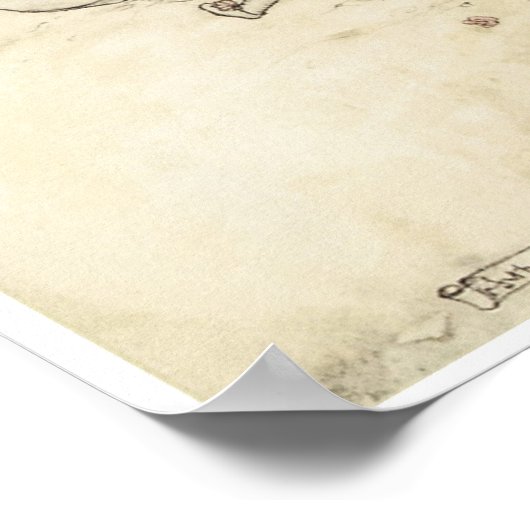 Fairies away, 1908,  feiën Art Poster (Hoek)