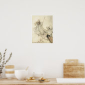 Fairies away, 1908,  feiën Art Poster (Keuken)