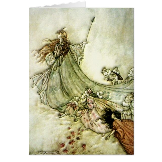 Fairies Away - Arthur Rackham (Voorkant)