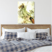 Fairies Away - Arthur Rackham Canvas Afdruk (Insitu (Slaapkamer))