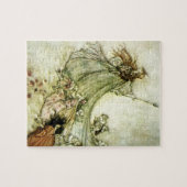 Fairies Away - Arthur Rackham Legpuzzel (Horizontaal)