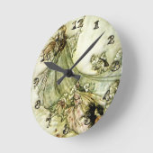 Fairies Away - Arthur Rackham Ronde Klok (Hoek)