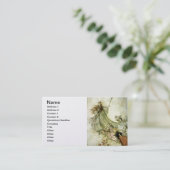 Fairies Away - Arthur Rackham Visitekaartje (Staand voorkant)