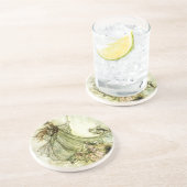 Fairies Away - Arthur Rackham Zandsteen Onderzetter (Zijkant)