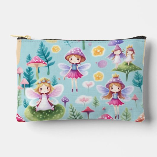 Fairies ,bladeren en paddenstoelen landen etui (Voorkant)