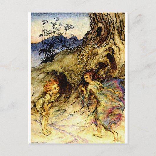 fairies briefkaart (Voorkant)