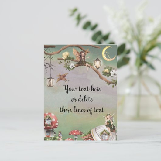 Fairies Briefkaart (Staand voorkant)