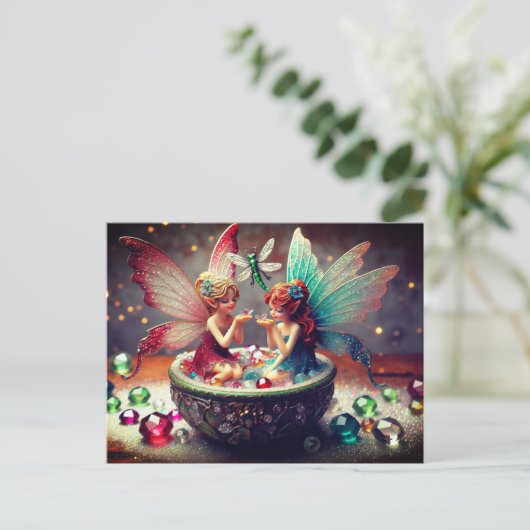 Fairies Briefkaart (Staand voorkant)