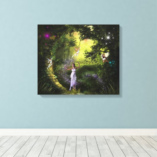 Fairies Canvas Afdruk (Insitu (Houten vloer))