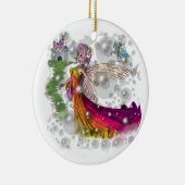 Fairies, Castles, Knachten Keramisch Ornament (Rechts)