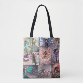 Fairies Collage beroemd gemaakt door Molly Harriso Tote Bag