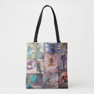 Fairies Collage beroemd gemaakt door Molly Harriso Tote Bag