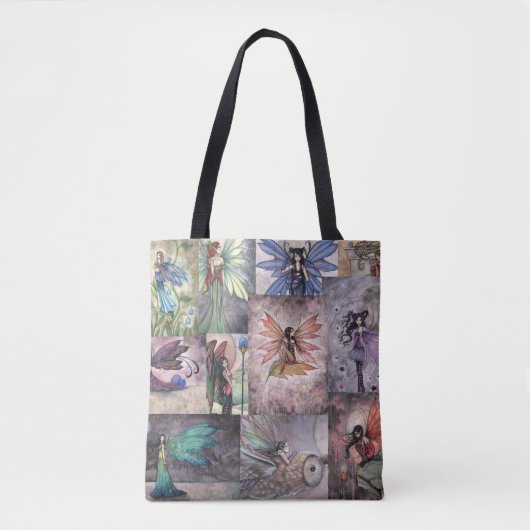 Fairies Collage beroemd gemaakt door Molly Harriso Tote Bag (Voorkant)