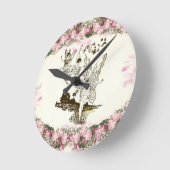 Fairies DansVintage Flowers    Ronde Klok (Hoek)