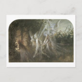 Fairies die door een Gothische Arch kijken,1864 Briefkaart (Voorkant)