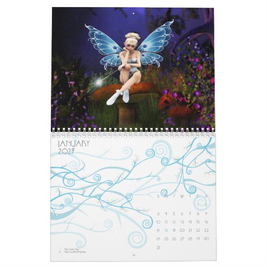 fairies en engelen 2008 kalender (Jan 2027)