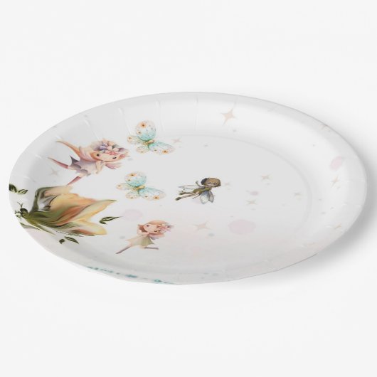 Fairies en fantasy papier borden papieren bordje (Gekanteld)