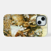 Fairies en konijn iPhone 15 case (Achterkant horizontaal)