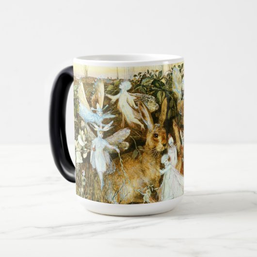 Fairies en konijn magische mok (Voorkant links)