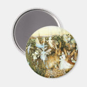Fairies en konijn magneet (Voorkant / Achterkant)