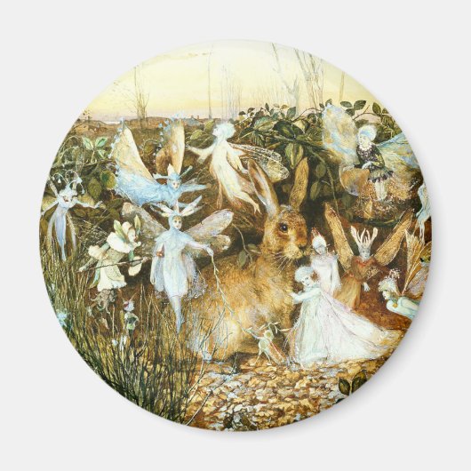 Fairies en konijn magneet (Voorkant)