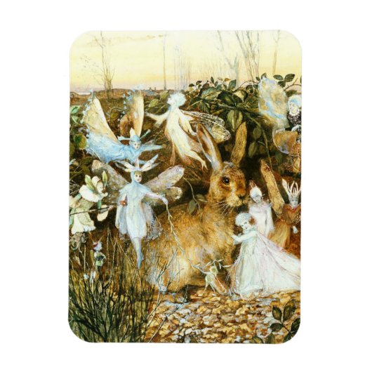Fairies en konijn magneet (Verticaal)