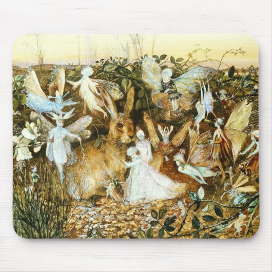 Fairies en konijn muismat (Voorkant)