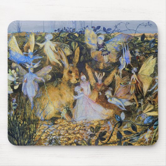 Fairies en konijn muismat (Voorkant)