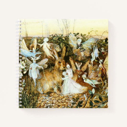 Fairies en konijn notitieboek (Voorkant)
