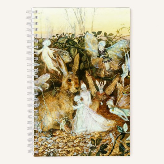 Fairies en konijn notitieboek (Voorkant)