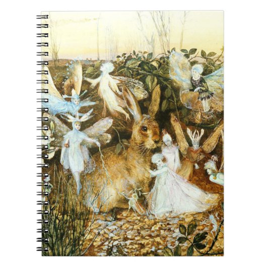 Fairies en konijn notitieboek (Voorkant)