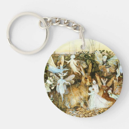 Fairies en konijn sleutelhanger (Voorkant)
