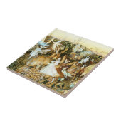 Fairies en konijn tegeltje (Zijkant)