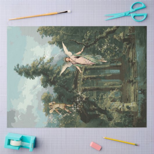 Fairies Enchanted Forest Bossen Twinkle ontpage Tissuepapier (Craft)